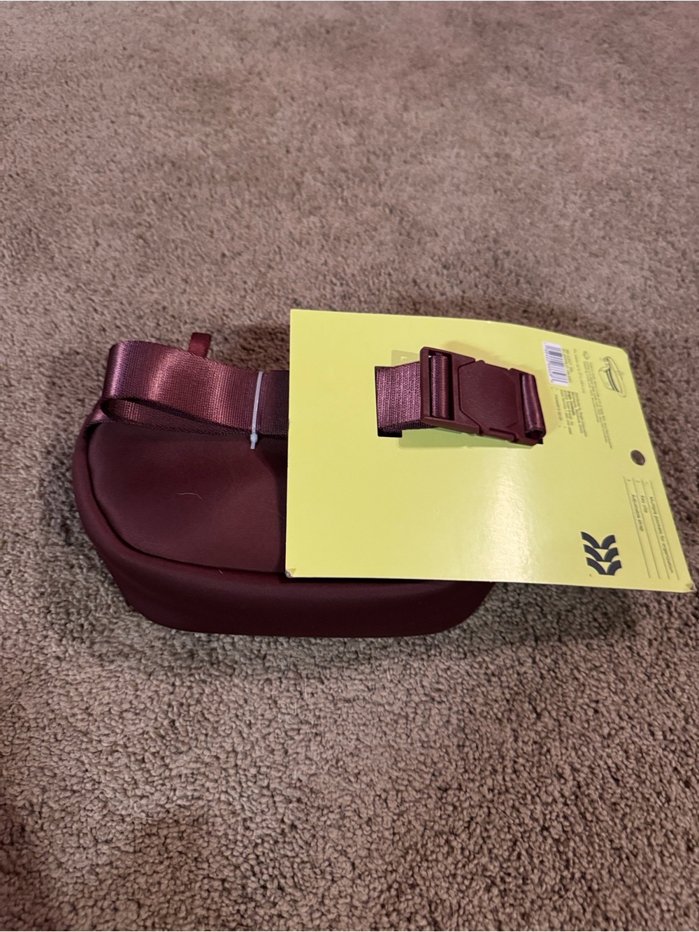 Women’s Burgundy Waist Pack Belt Bag